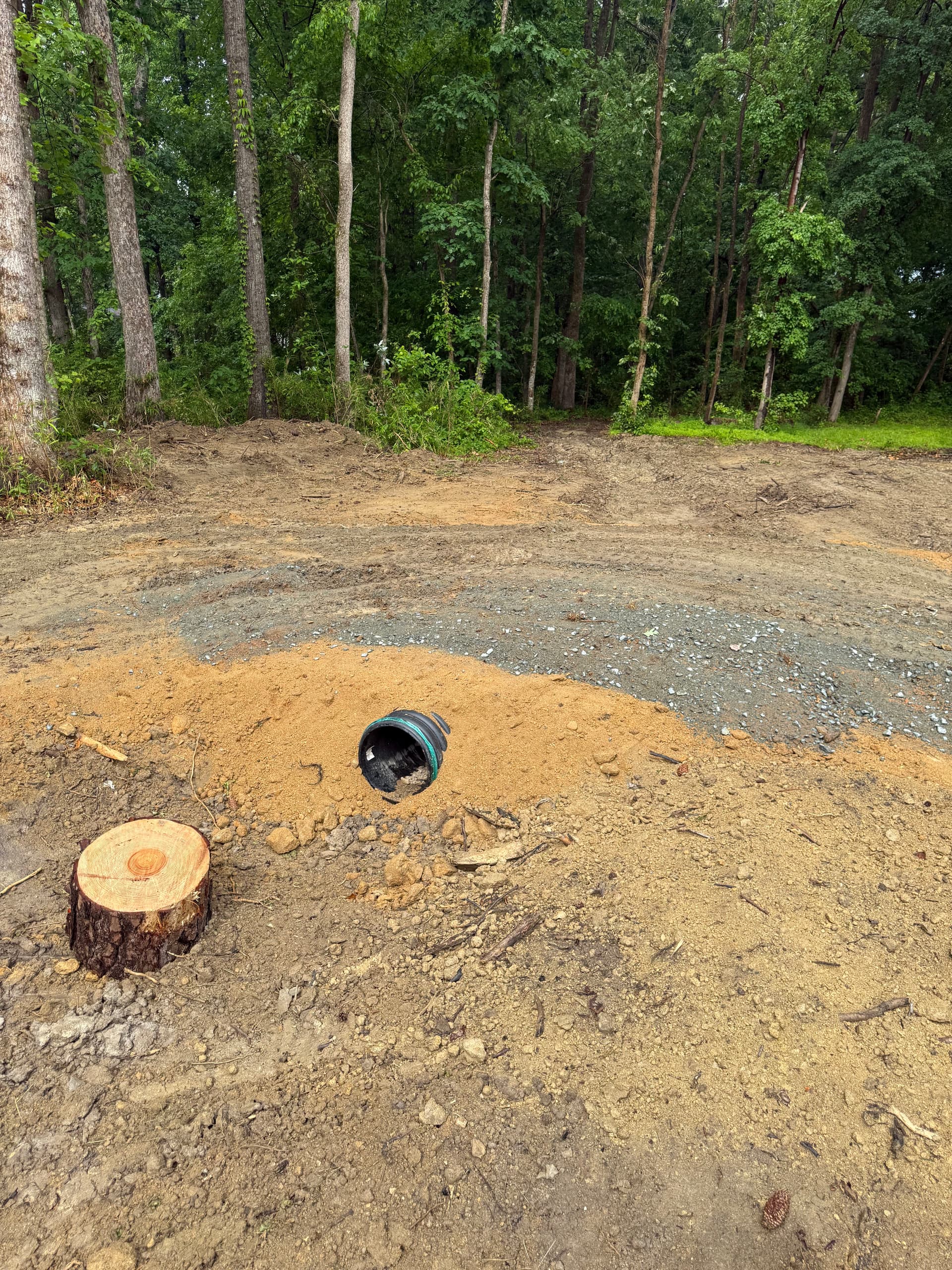 Gallery photos for Drainage, Land Clearing, Grading and Gravel Driveway Done Right: Image #2