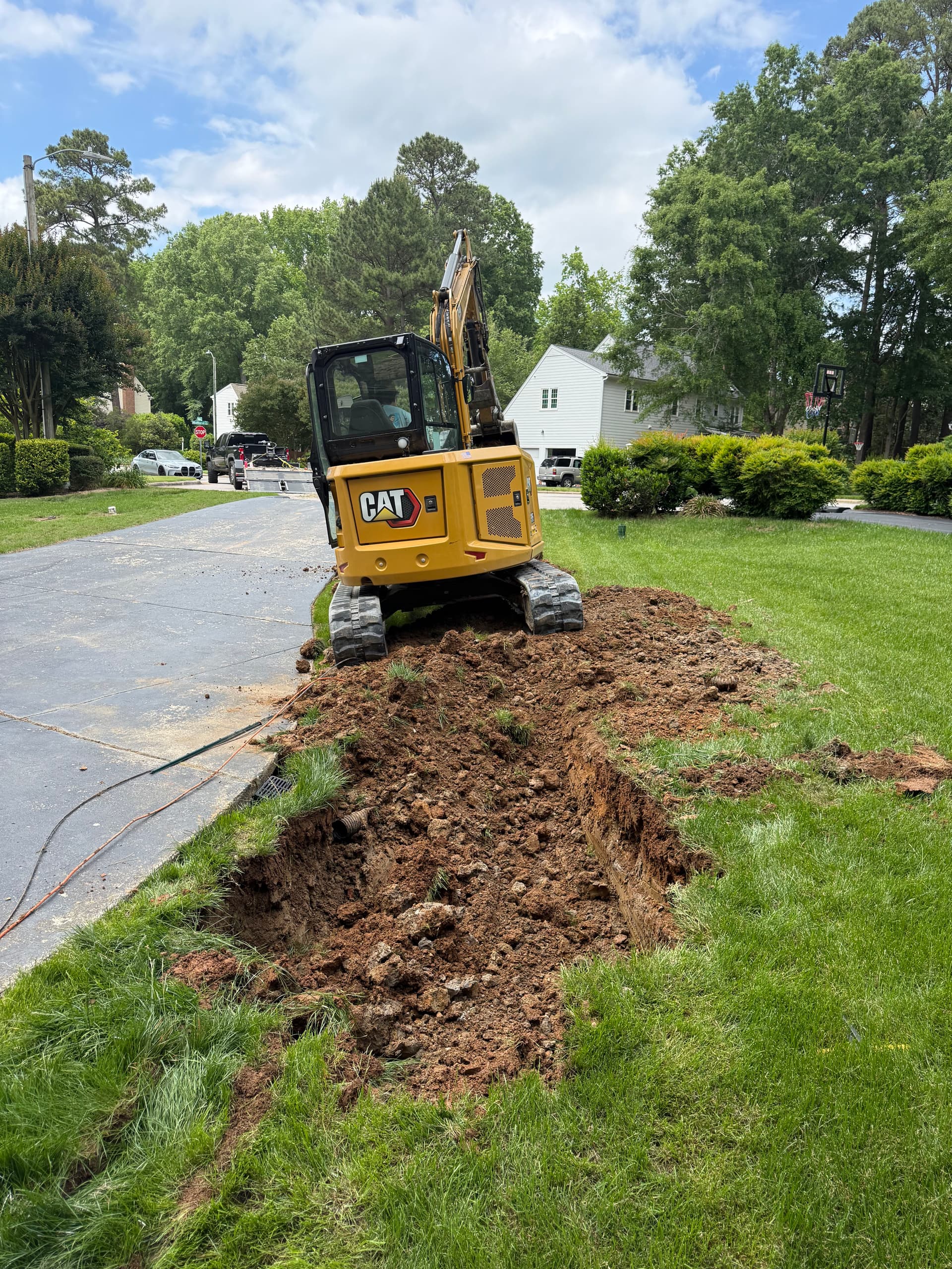 Gallery photos for Failed Concrete Pipe Replaced With Proper Drainage Tile: Image #2