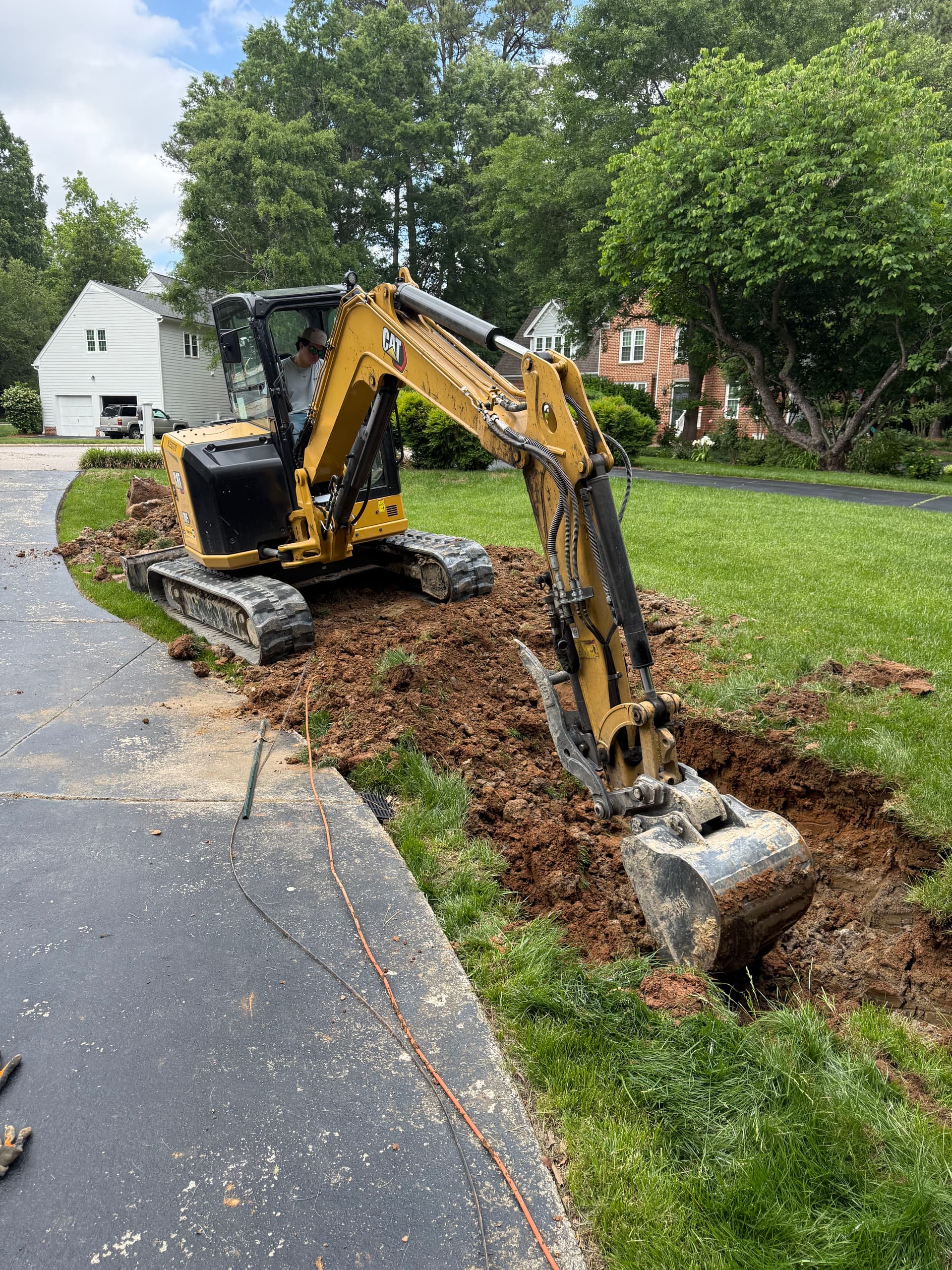 Gallery photos for Failed Concrete Pipe Replaced With Proper Drainage Tile: Image #1