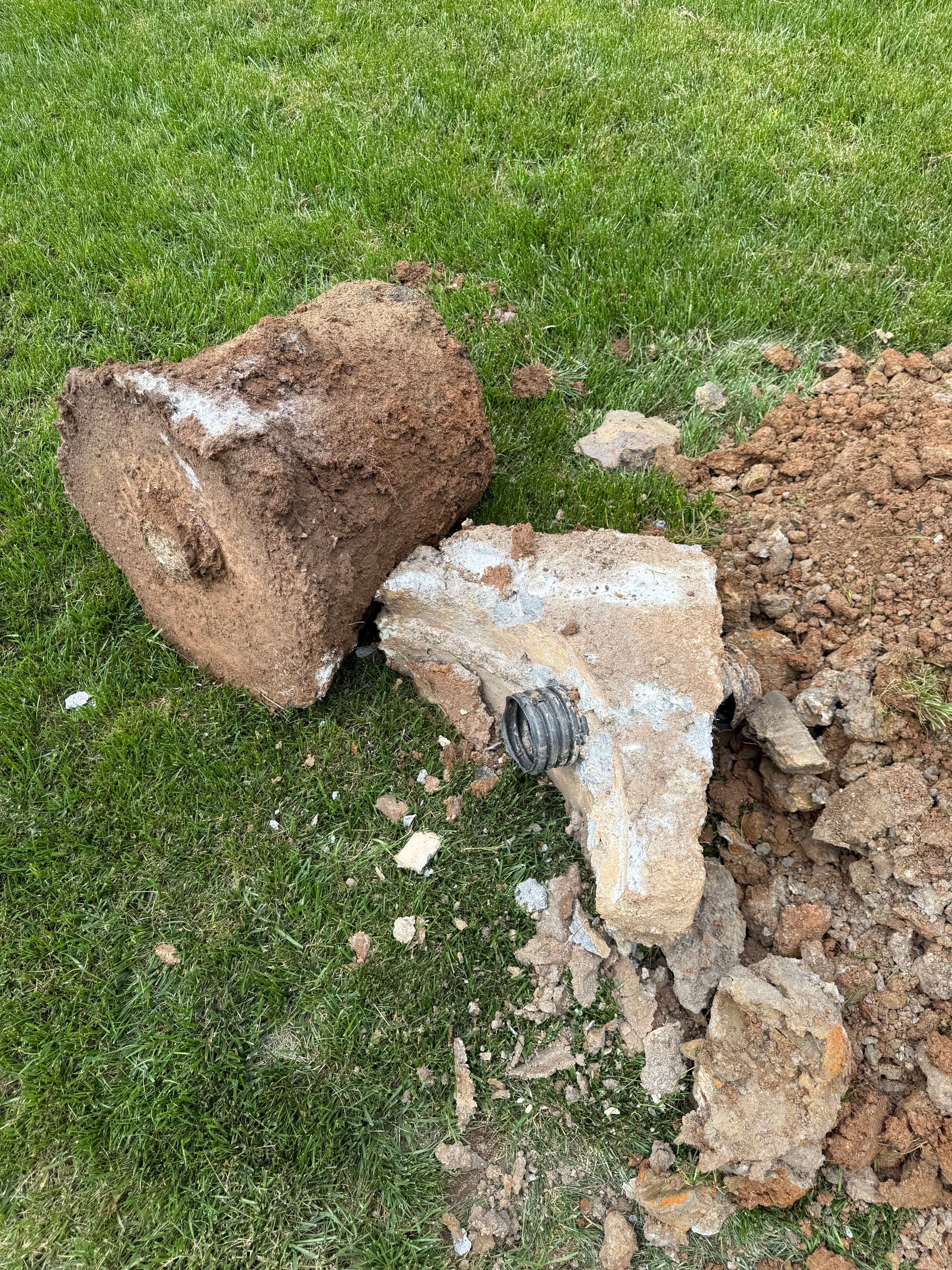 Gallery photos for Failed Concrete Pipe Replaced With Proper Drainage Tile: Image #5
